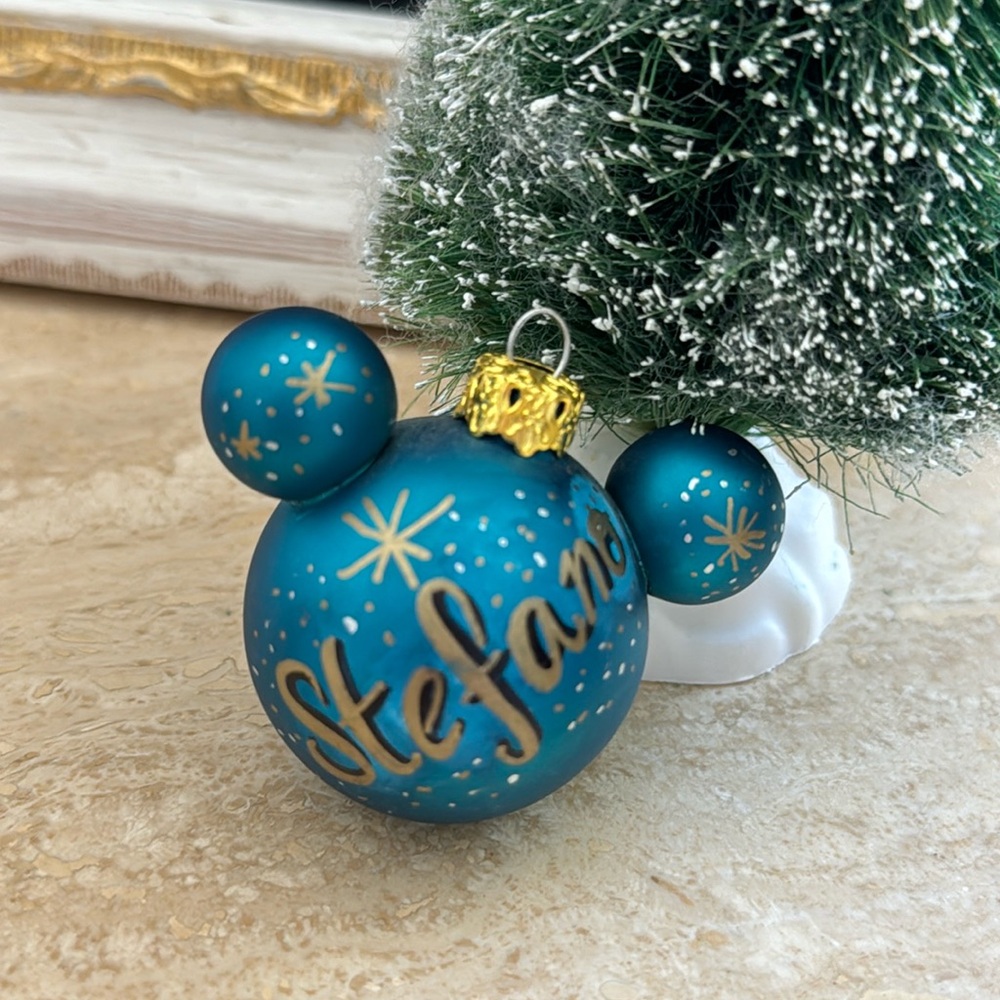 Disney Mickey Mouse Ornament “Stefano”